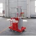 inddor outdoor single mast aluminum lift platform